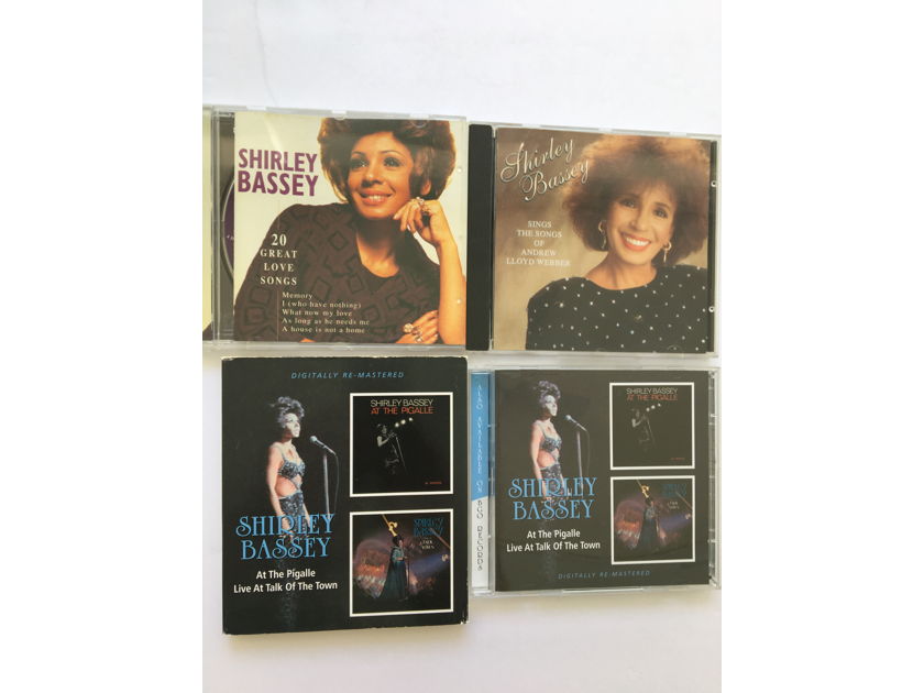 Shirley Bassey Cd lot of 3 Pigalle live talk of the town Love songs Lloyd Weber