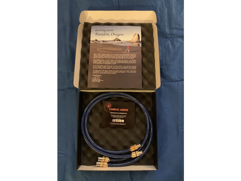 CARDAS CLEAR BEYOND - 1 meter XLR Interconnects - FREE SHIPPING in US