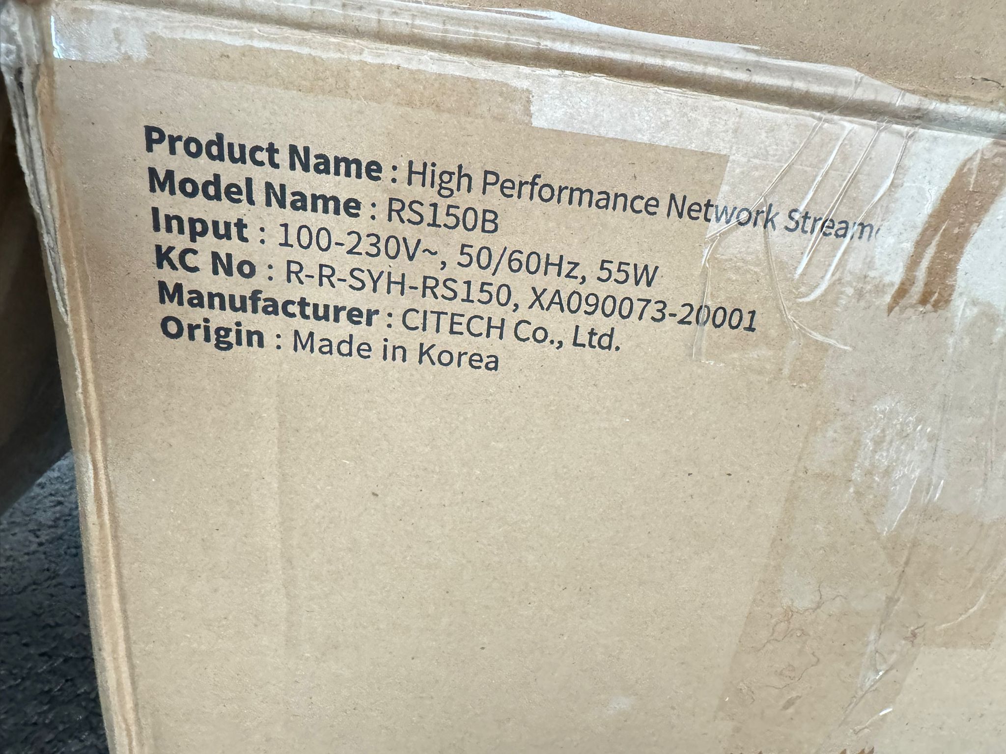 Rose HiFi RS150B streamer in black 10