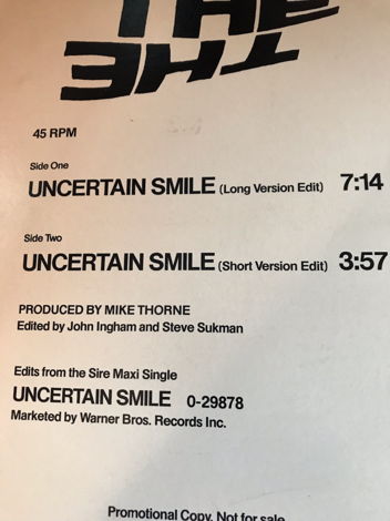 The The ‎– Uncertain Smile  The The ‎– Uncertain Smile