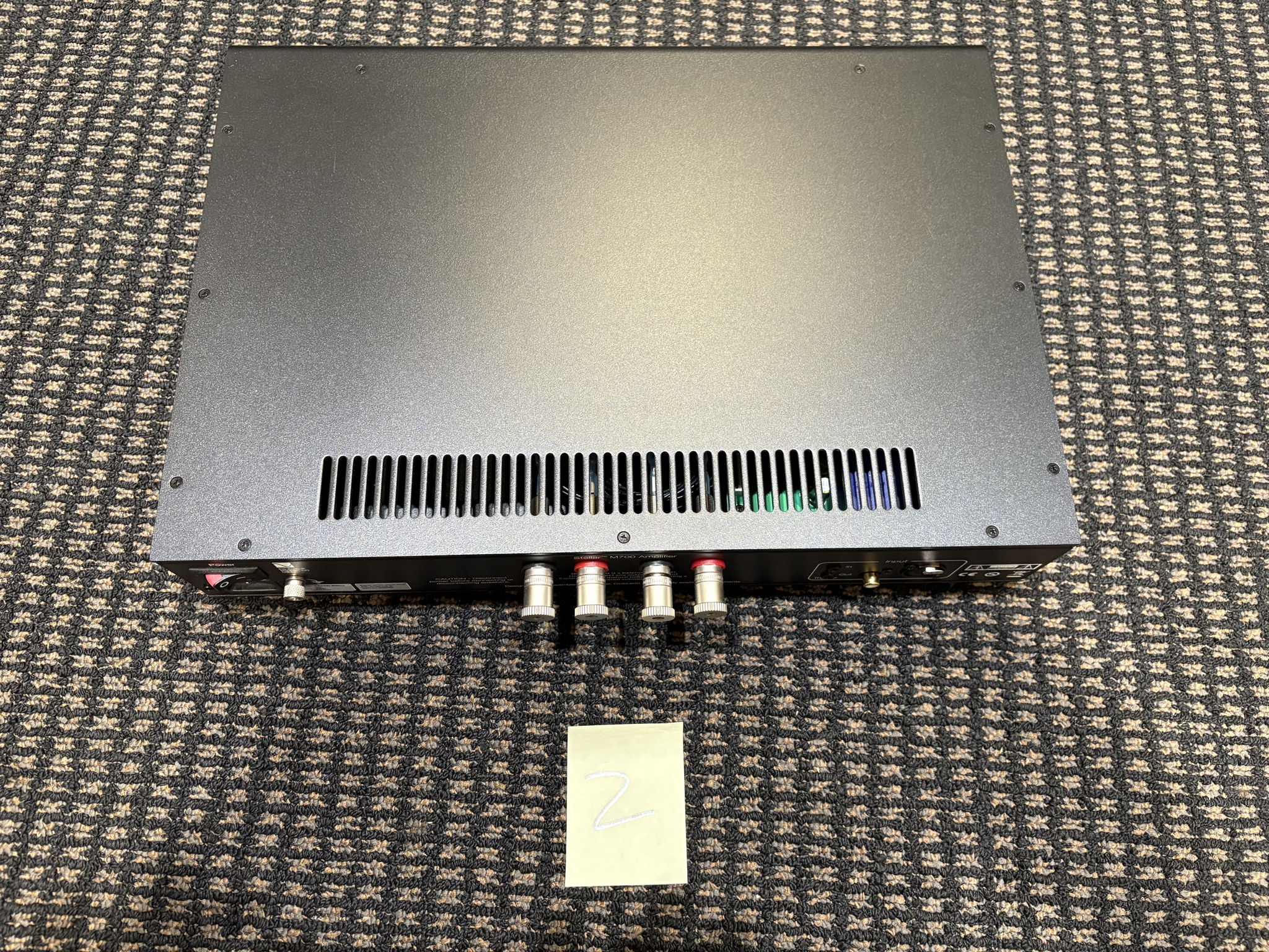 PS Audio Stellar M700 Monoblock Amplifier Amp Pair in B... 9