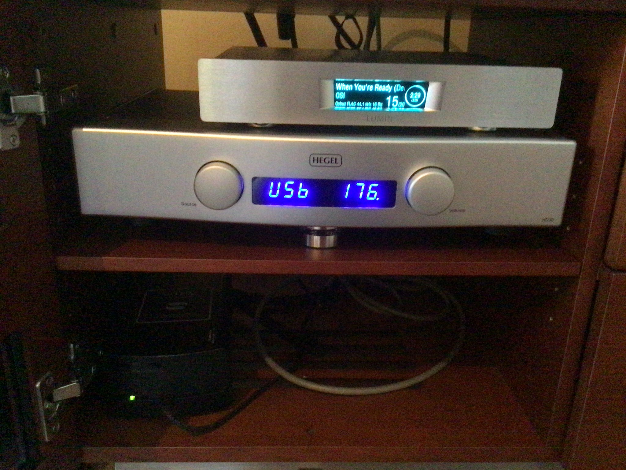 Hegel HD30 Dac and Lumin u1 Mini w/sbooster