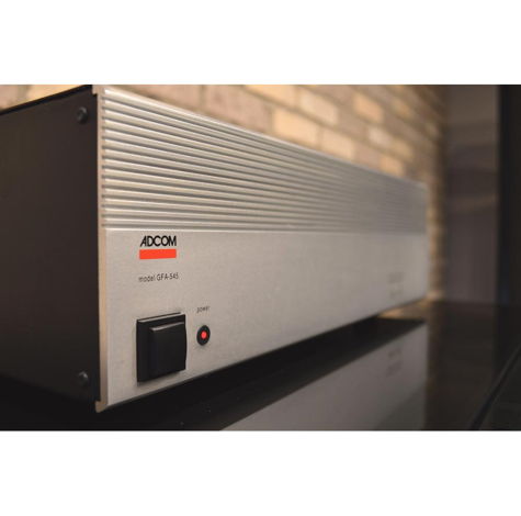 Adcom GFA-545 Stereo Power Amplifier - 100W / 200W Per ...