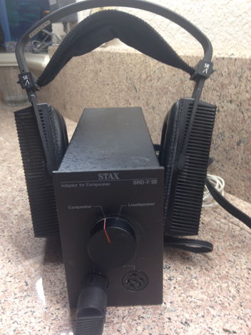 Stax SRD-7/SB electrostatic earspeakers
