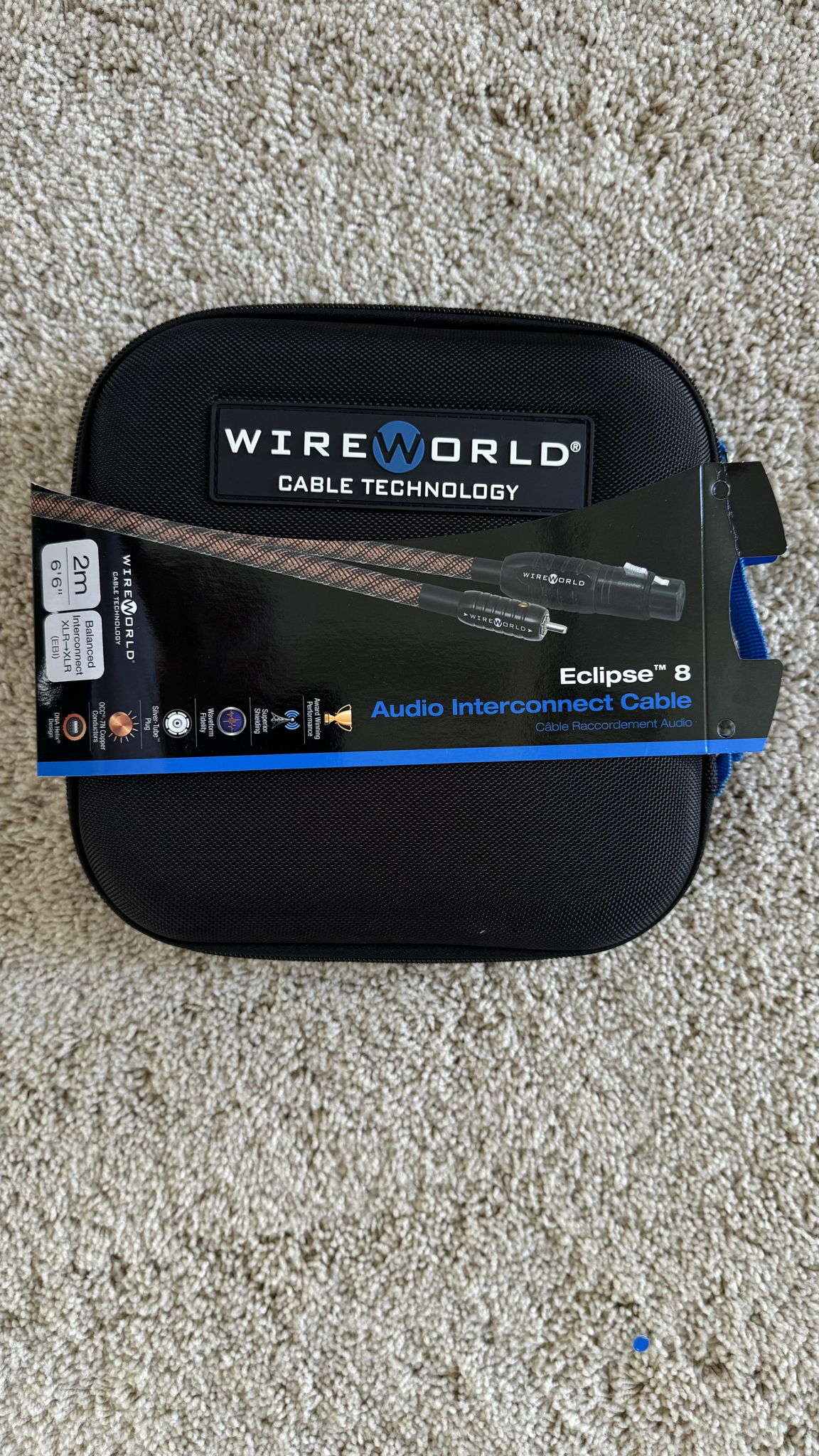 Wireworld Eclipse 8 XLR Interconnect 2.0m