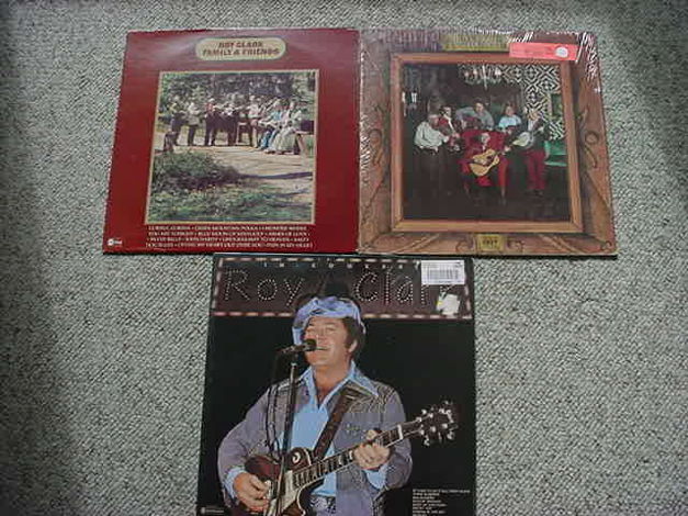 country pickin  Roy Clark lot 3 lp records - a sealed i...