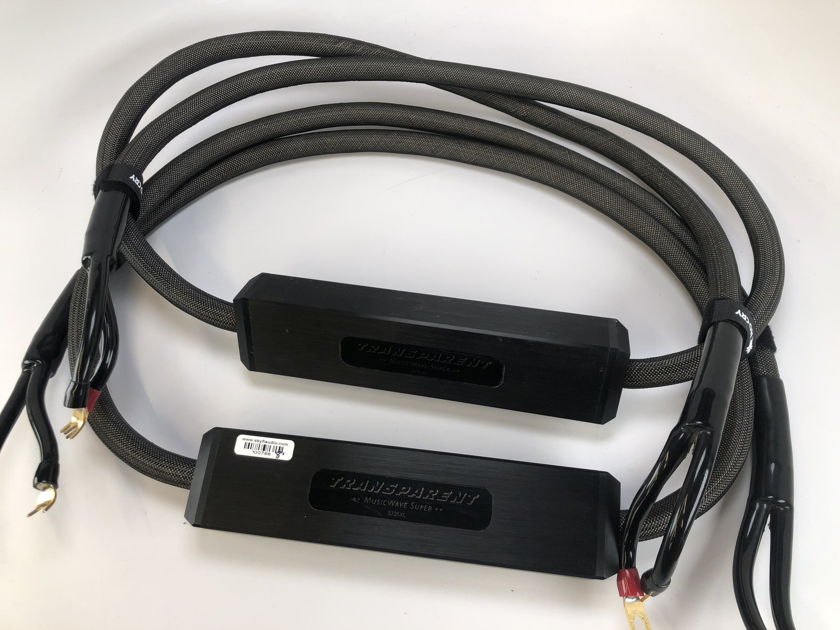 Transparent Audio - MusicWave Super 5735XL Speaker Cables with Spades - 8'