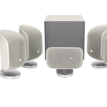 B&W M Series 5.1 Set, Stands and Sun Matte White Excell...