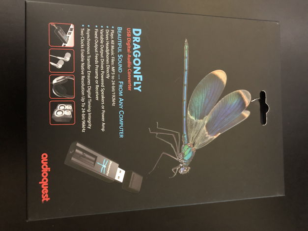 AudioQuest Dragonfly ORIGINAL MODEL Version 1.0 LIKE NEW