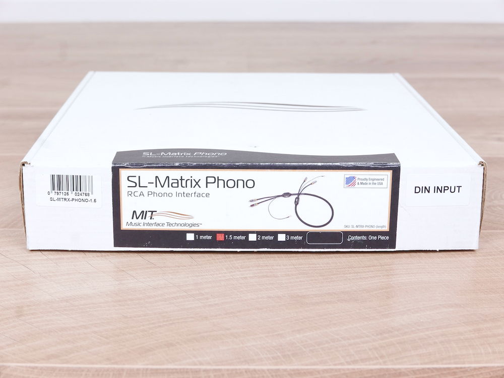 MIT Cables SL-Matrix Phono audio interconnects DIN-RCA ... 4