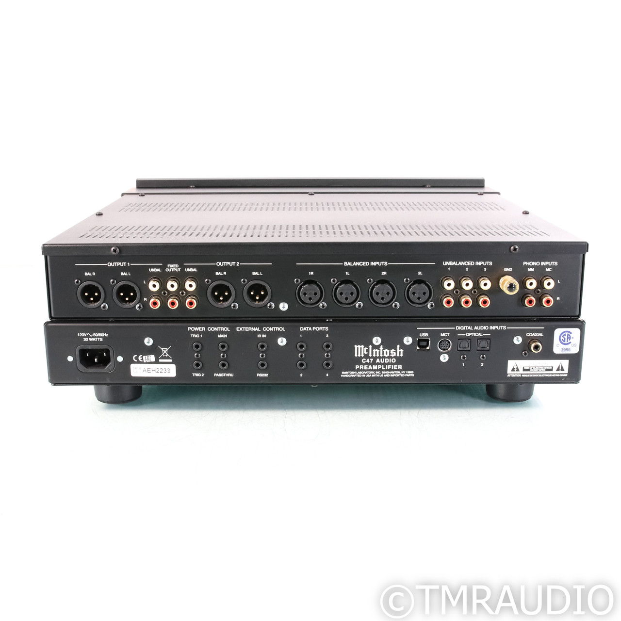 McIntosh C47 Stereo Preamplifier; MM & MC Phono (70636) 5