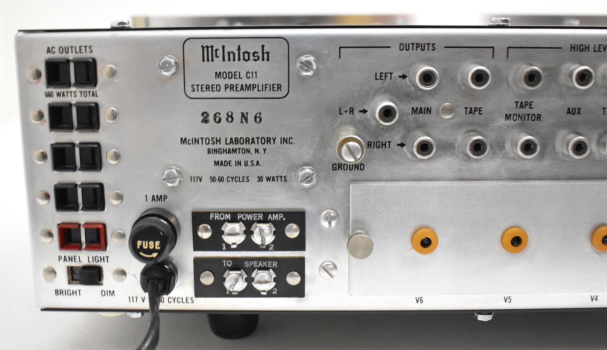 McIntosh C11 Vacuum Tube Stereo PreAmp Prea Amplifier S... 15