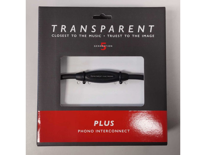 Transparent Plus Phono Interconnects, 1M, GEN5