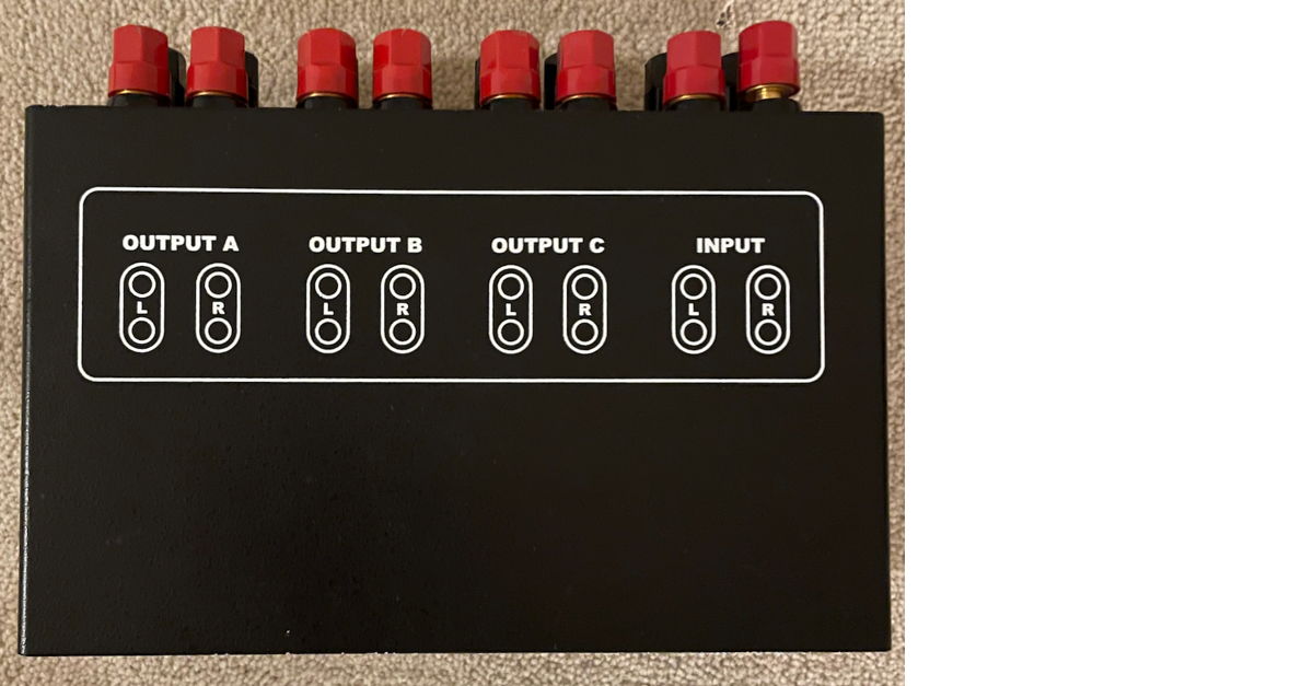 Bryston speaker switch sales