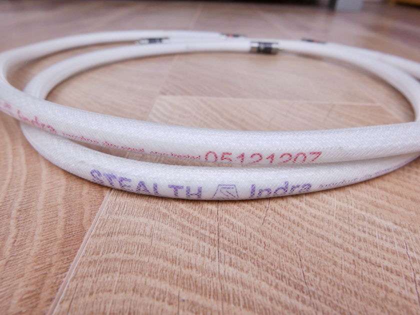 Stealth Audio Cables Indra Rev.08 highend audio interconnects RCA 1,0 metre