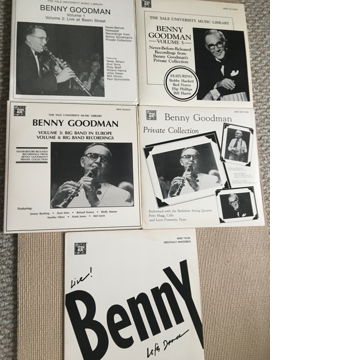 MHS Benny Goodman lot of 4 double Lp records  Plus 1 si...