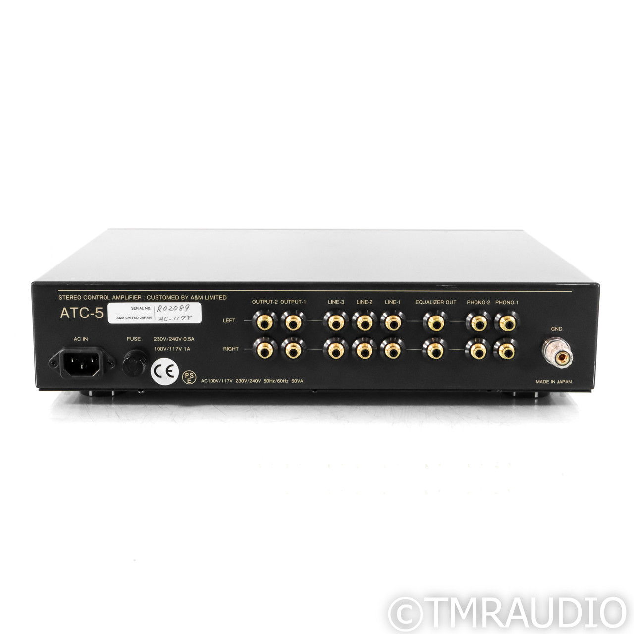 Air Tight ATC-5 Stereo Tube Preamplifier; MM Phono (69769) 6