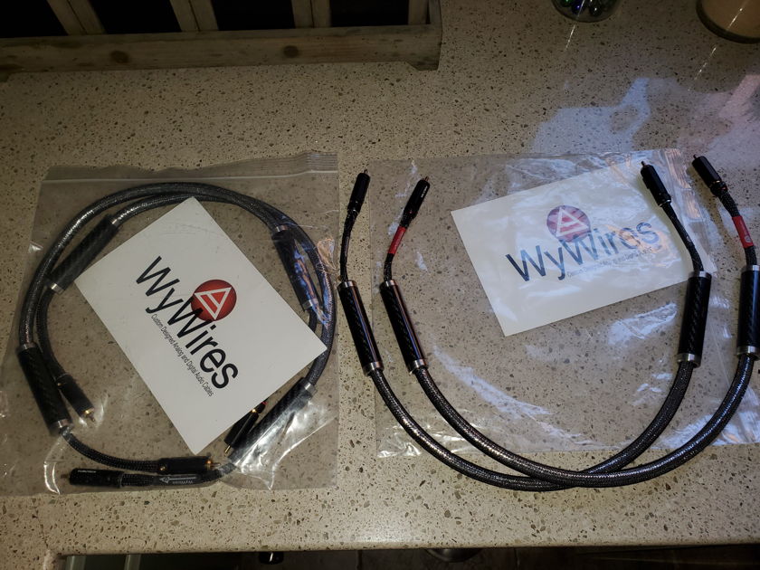 WyWires Diamond Interconnect Cables : 2 Pairs Available