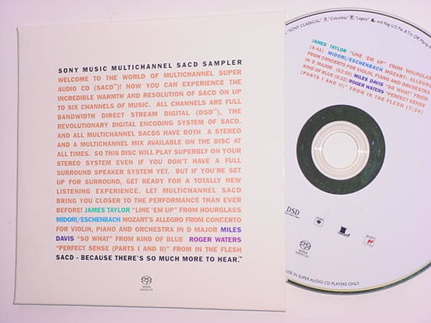 Sony music multichannel SACD Sampler  - Promo 2001 Jame...