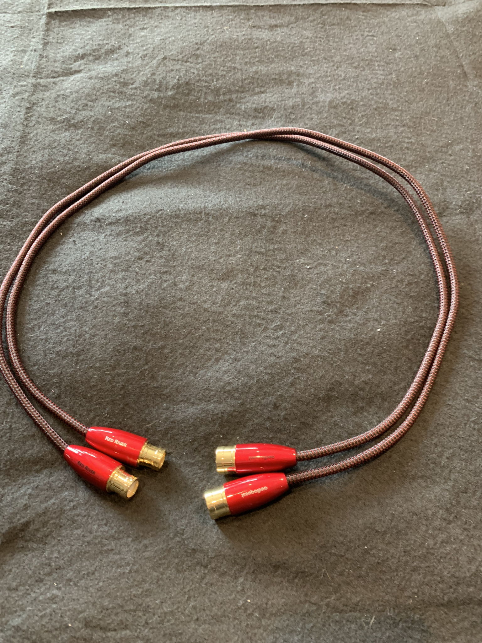 AudioQuest Red River 1m XLR to XLR Interconnects Looks ... 4
