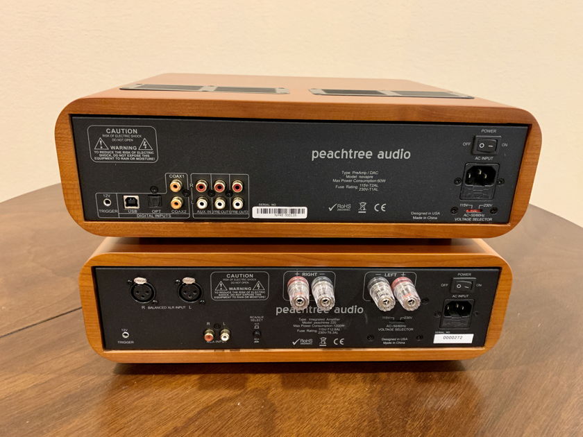 Peachtree Audio Nova PreAmp/DAC and 220 Amp
