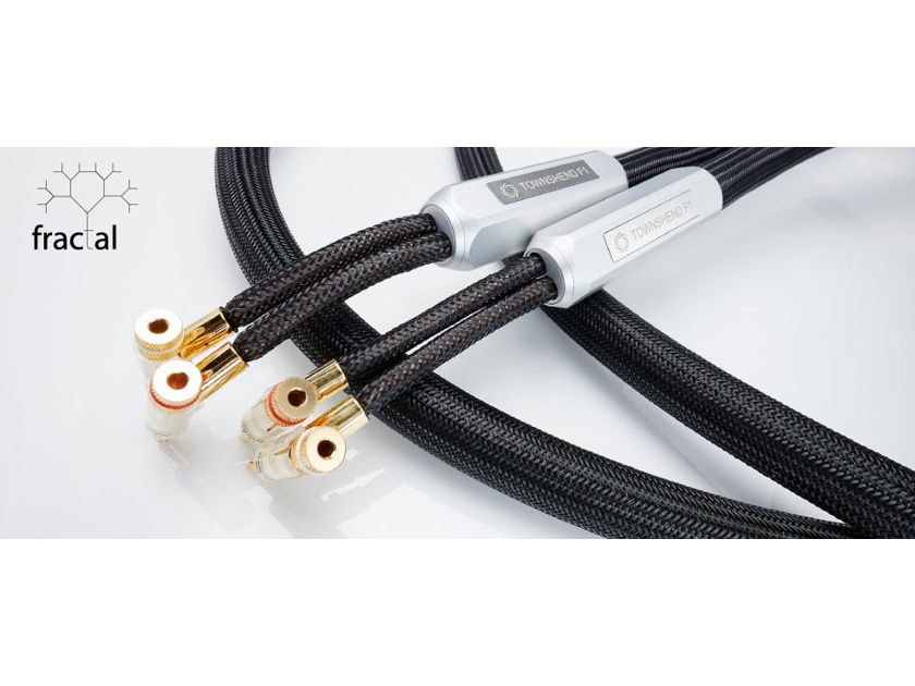 Townshend Audio F1 Fractal Reference Speaker cable 3M pair with choice of terminations (any lengths available) free worldwide shipping Superb!
