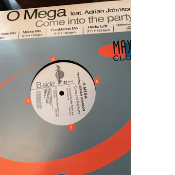 O Mega Feat. Adrian Johnson ‎- Come Into The Party 45 R...