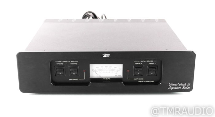 Tice Audio Power Block III AC Power Line Conditioner; S...