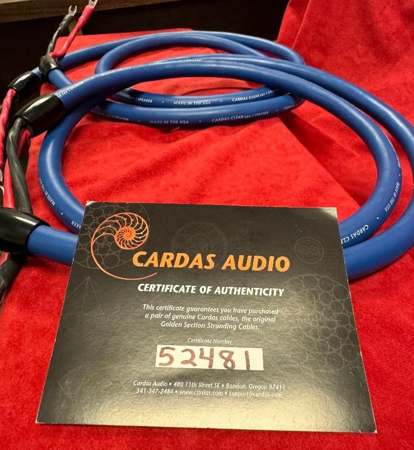 Cardas Audio Clear Speaker Cables 4