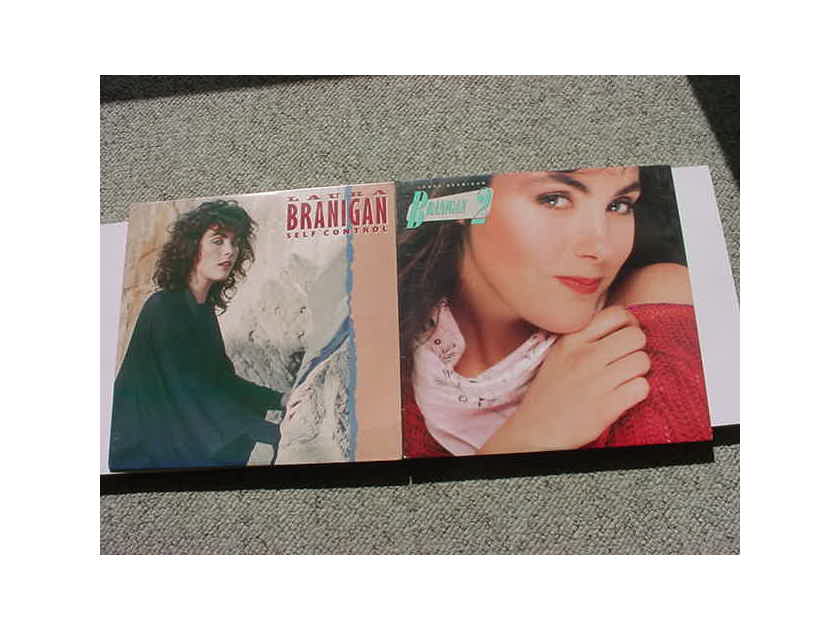 2 Laura Branigan lp records - self control and Branigan 2  pop music 1980s