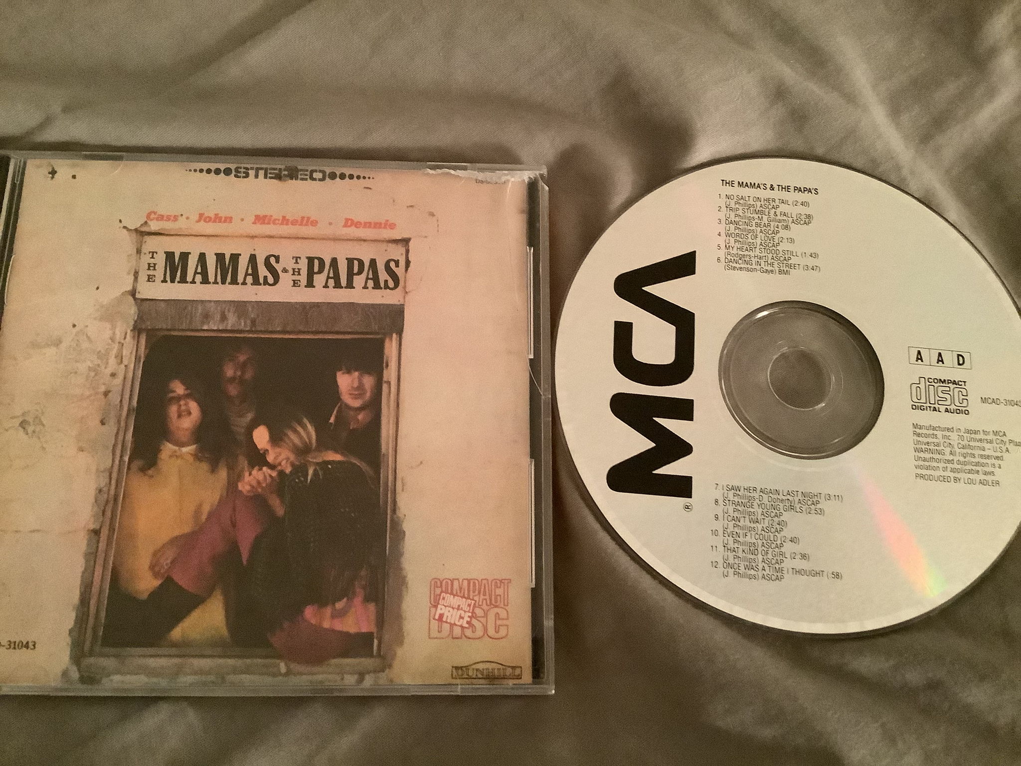 The Mamas And The Papas Japan CD The Mamas And The Papas
