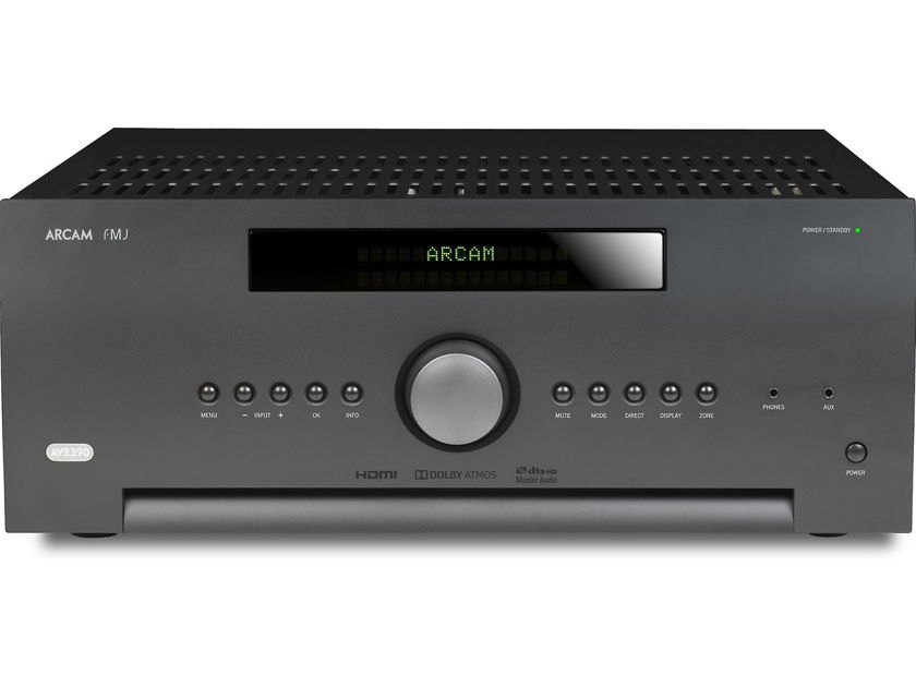 Arcam FMJ AVR390 7.2 Channel Home Theater Receiver; Black; AVR-390; 4K UHD (New) (29097)