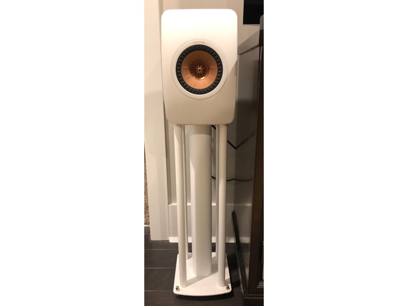 KEF LS 50 Wireless  ($2,500 new) plus matching KEF White Stands ($350.00 new)