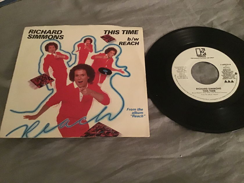 Richard Simmons Promo Mono/Stereo 45 With Picture Sleeve  This Time