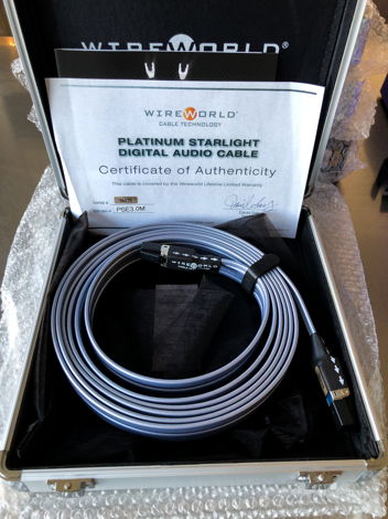 Wireworld Platinum Starlight 8 Ethernet Cables - Mint! ...