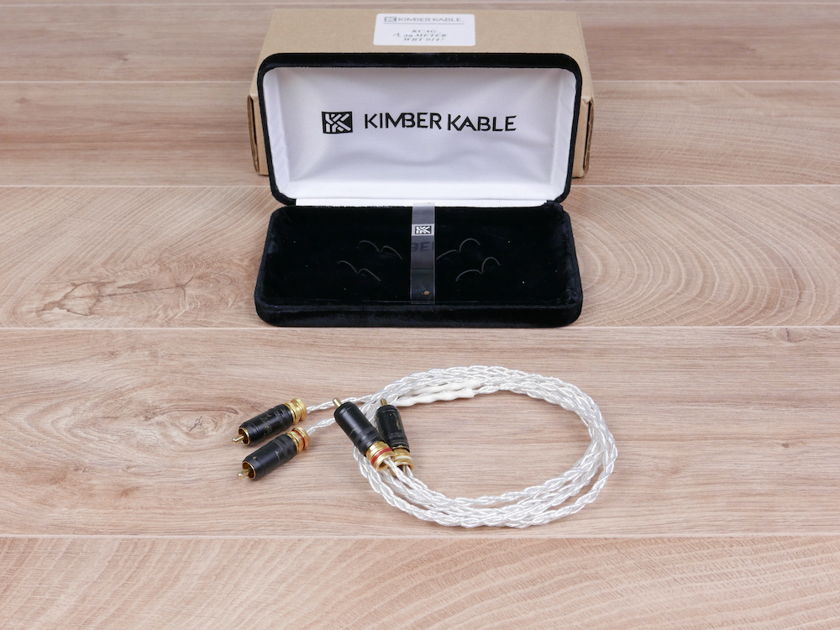 Kimber Kable KCAG silver audio interconnects RCA 1,0 metre