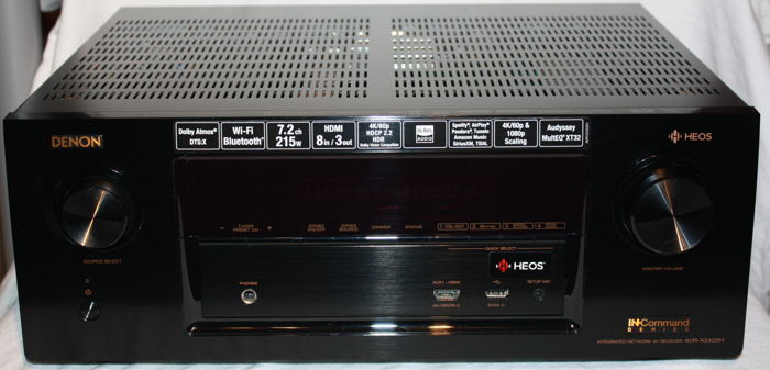 Denon  AVR-X3400H 7.2 Channel Home Theater Receiver. Fr...