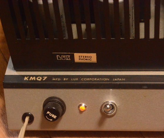 60s year Luxman  KMQ-7 stereo tube amplifier