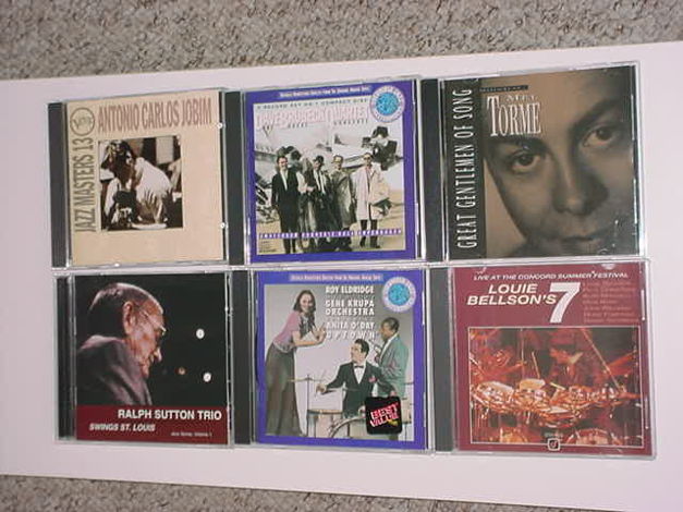 Jazz CD LOT of 6 cd's - Torme Ralph Sutton trio Dave Br...
