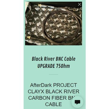 AfterDark • BNC Clock Cable • Black River Series: EVA R...