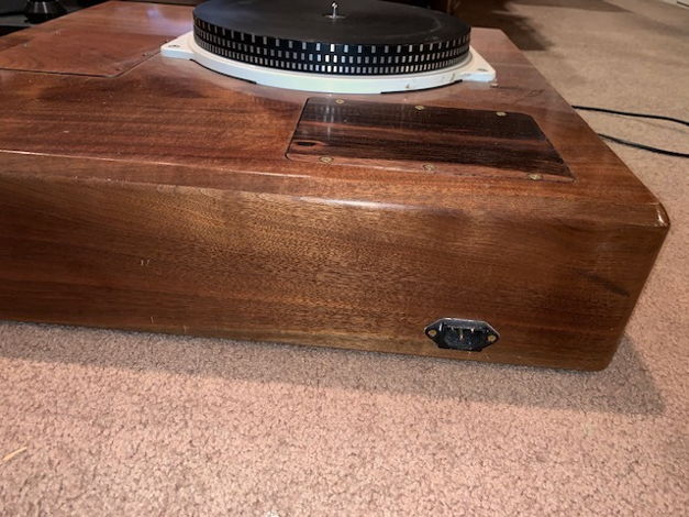 Garrard 301 with custom plynth by master cabinetmaker