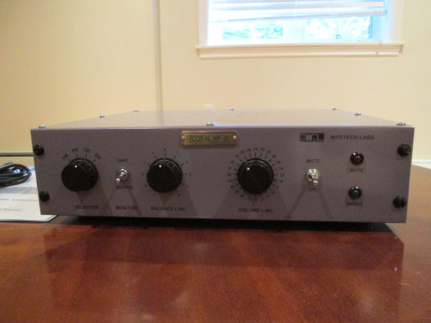 Wyetech Labs Coral Tube Linestage Preamplifier