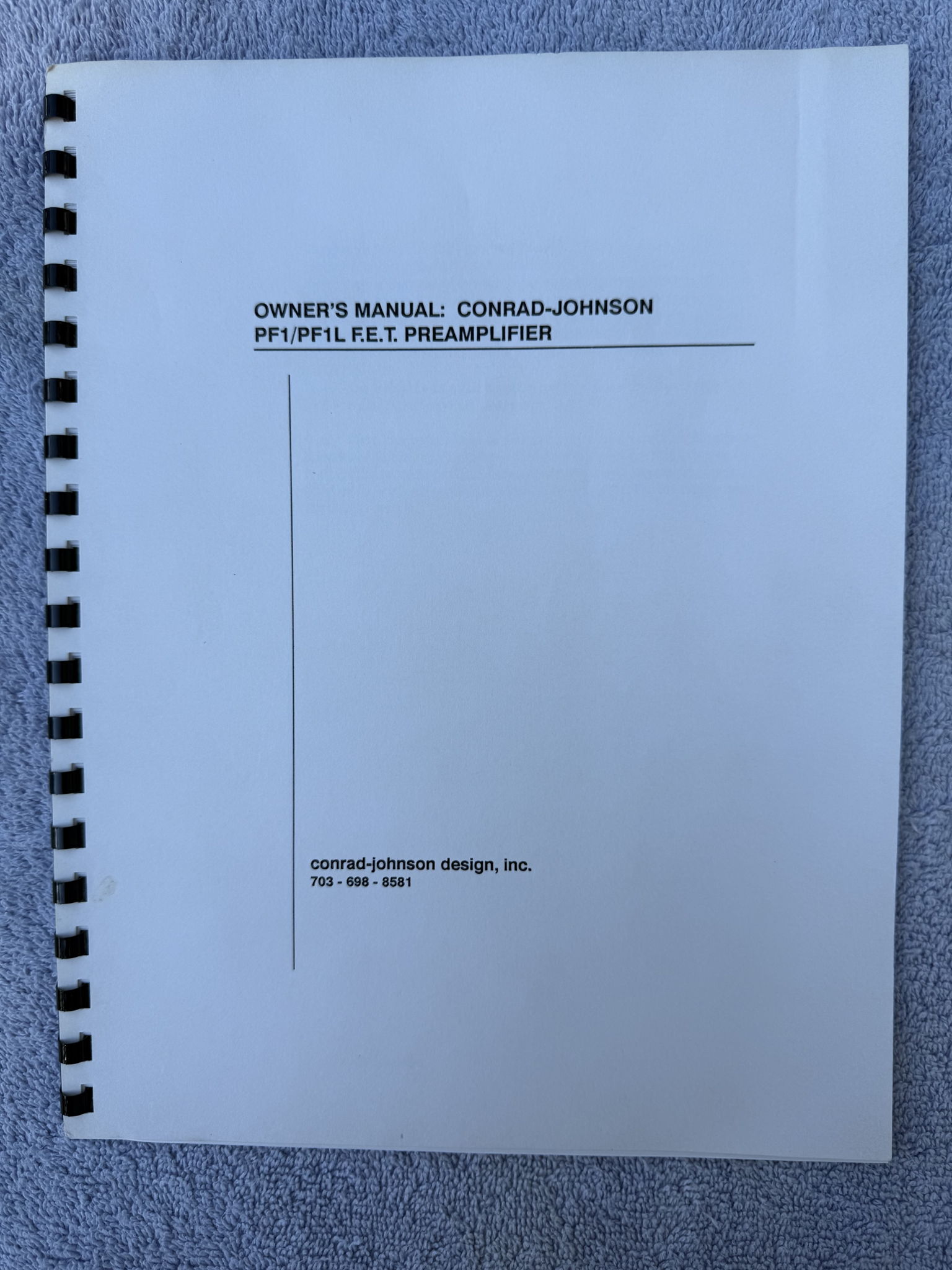 Conrad Johnson PF-1 7