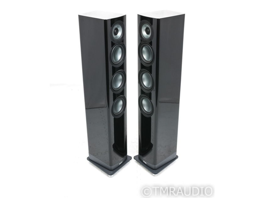 ELAC Navis F51 Powered Floorstanding Speakers; ARF-51GB; Gloss Black Pair (Demo) (25832)