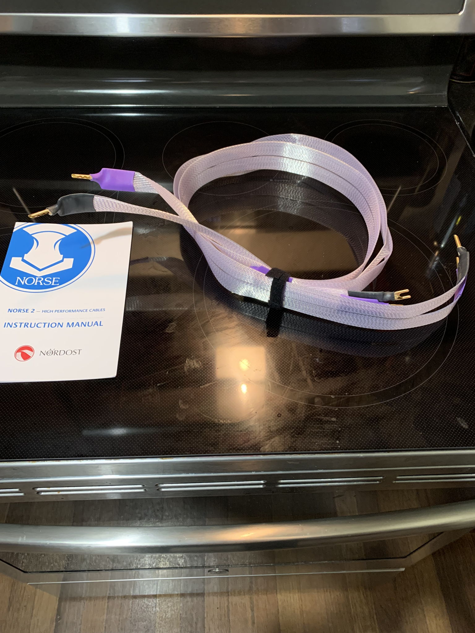 Nordost  Frey 2 Speaker Cables (1m) spades/banana plugs