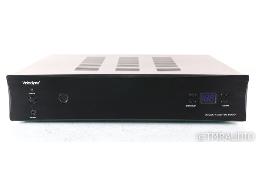 Velodyne SC-600D Stereo Subwoofer Amplifier; SC600D; Remote (35211)