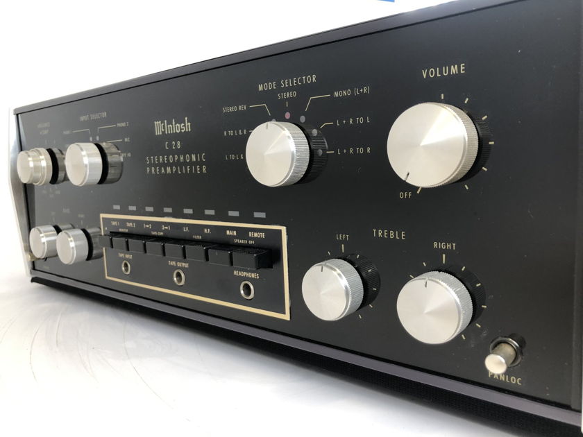 McIntosh C28 Preamp - Fully Restored and Near Mint