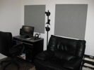 Back Wall (Listening Chair, Acoustical Panels & PC)