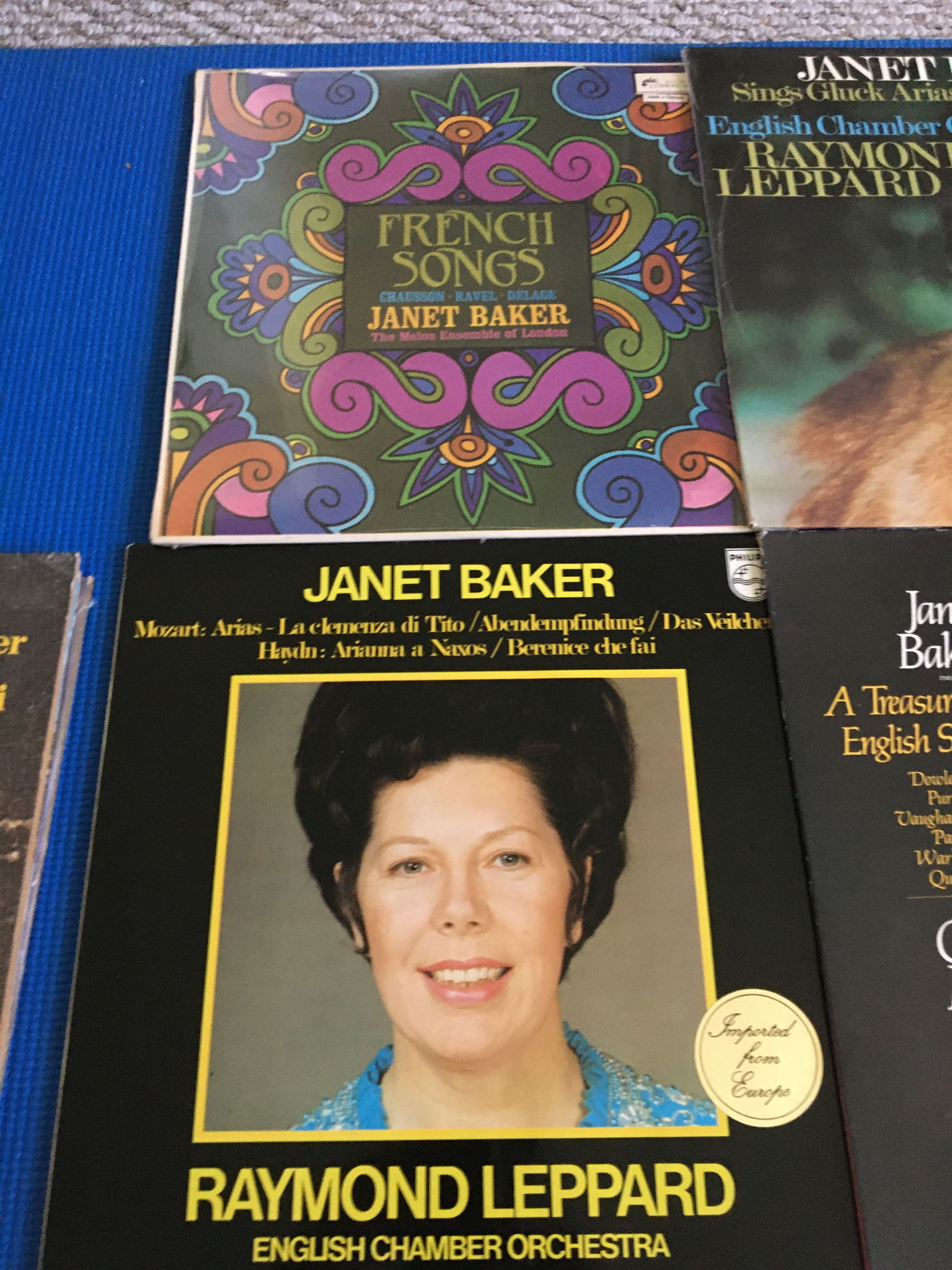 Janet Baker  Lp record lot of 11 Lp records 4