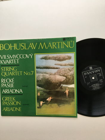 Bohuslav Martinu Lp Record Czechoslovakia 1980 VII Smyc...
